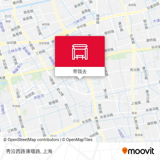 秀沿西路康颂路地图