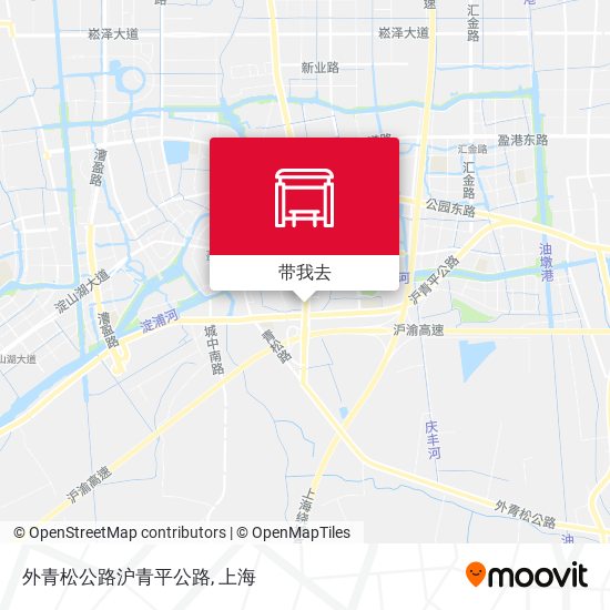 外青松公路沪青平公路地图