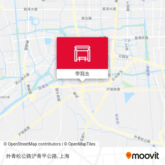 外青松公路沪青平公路地图