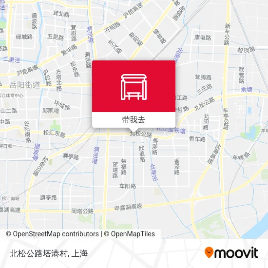 北松公路塔港村地图