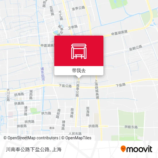 川南奉公路下盐公路地图