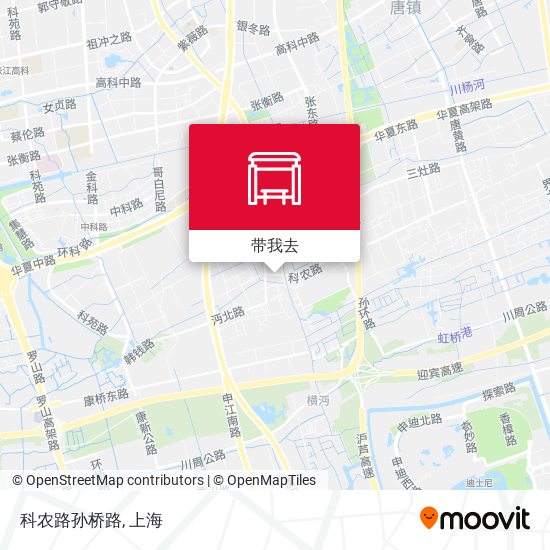 科农路孙桥路地图