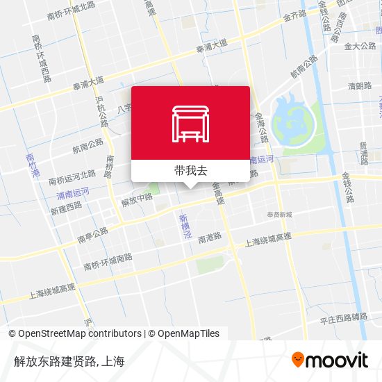 解放东路建贤路地图
