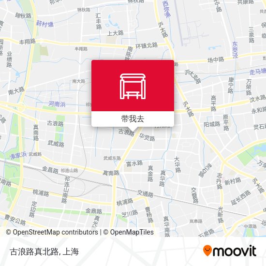 古浪路真北路地图