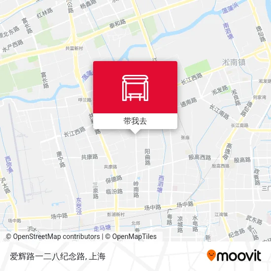 爱辉路一二八纪念路地图
