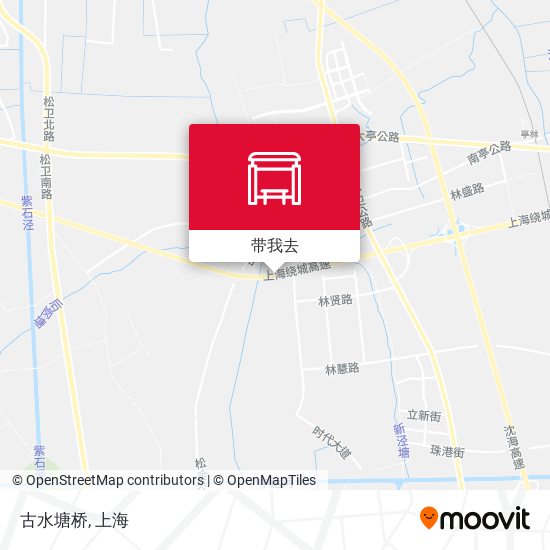 古水塘桥地图