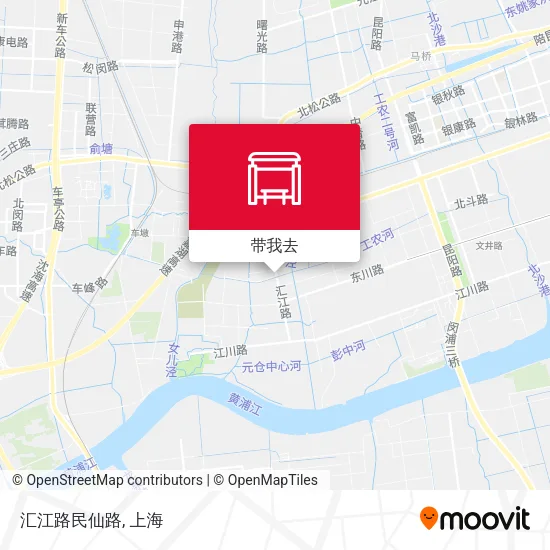 汇江路民仙路地图