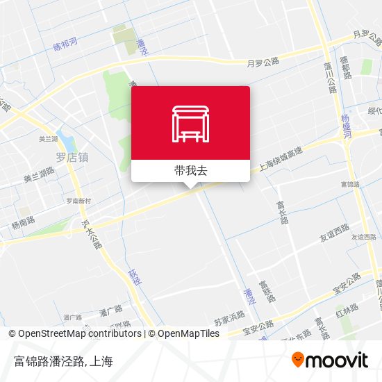 富锦路潘泾路地图