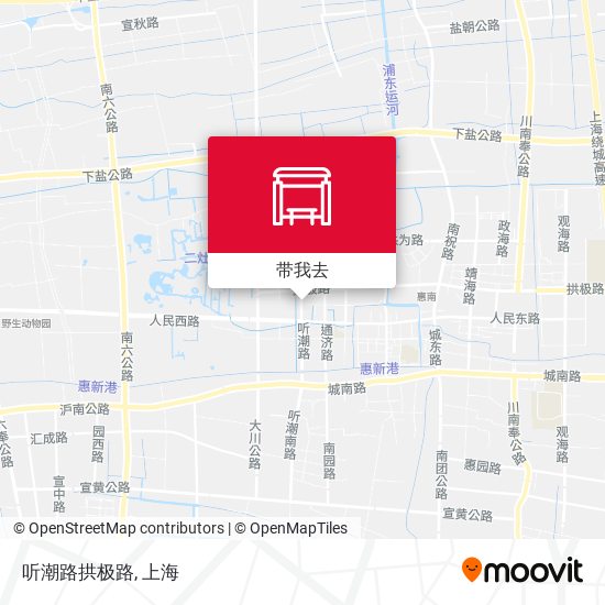 听潮路拱极路地图