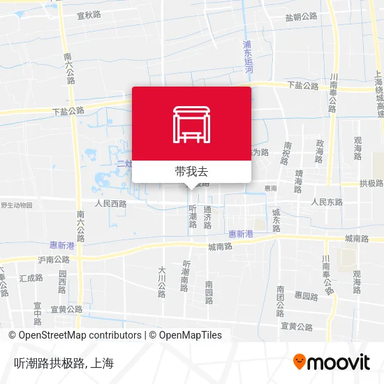 听潮路拱极路地图