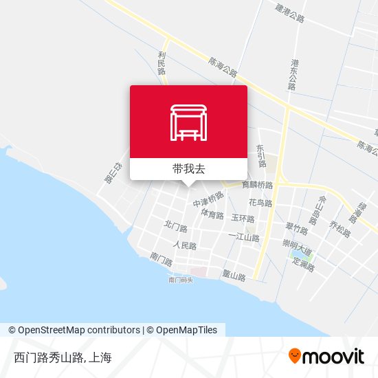 西门路秀山路地图
