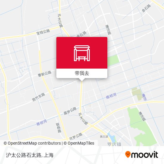 沪太公路石太路地图