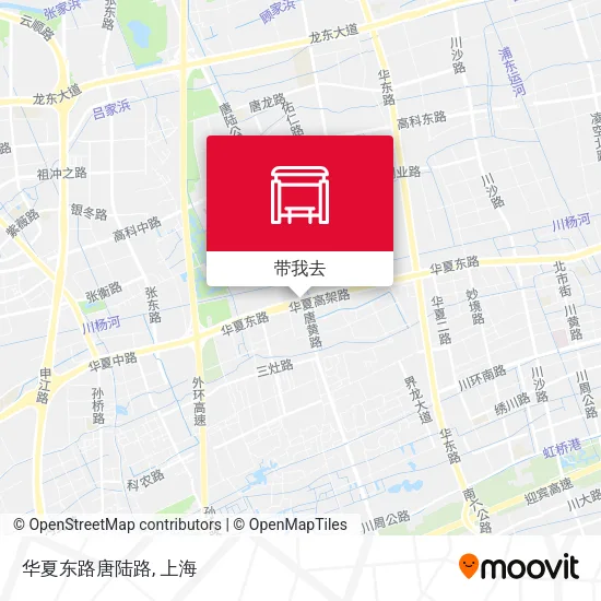 华夏东路唐陆路地图