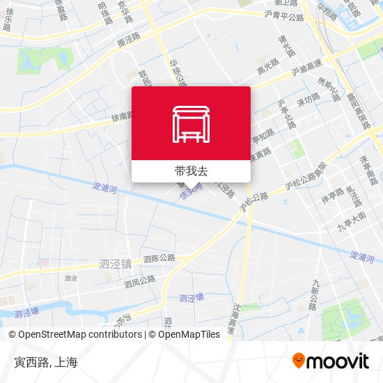 寅西路地图