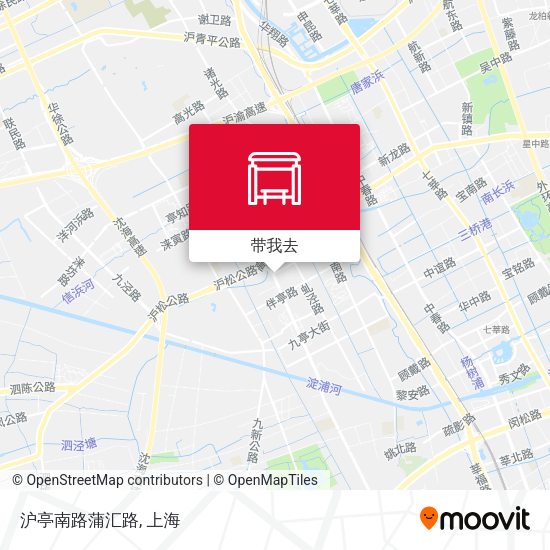沪亭南路蒲汇路地图