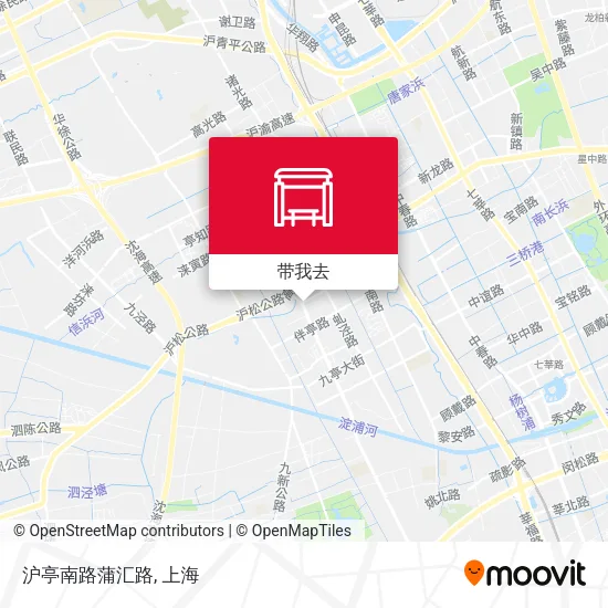 沪亭南路蒲汇路地图