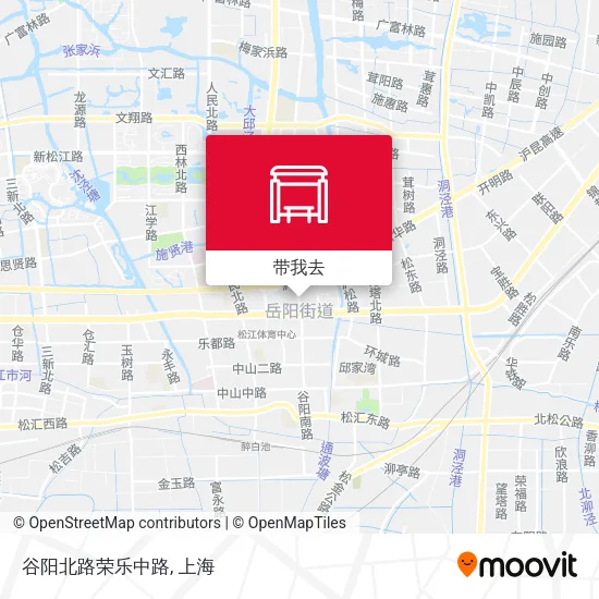 谷阳北路荣乐中路地图
