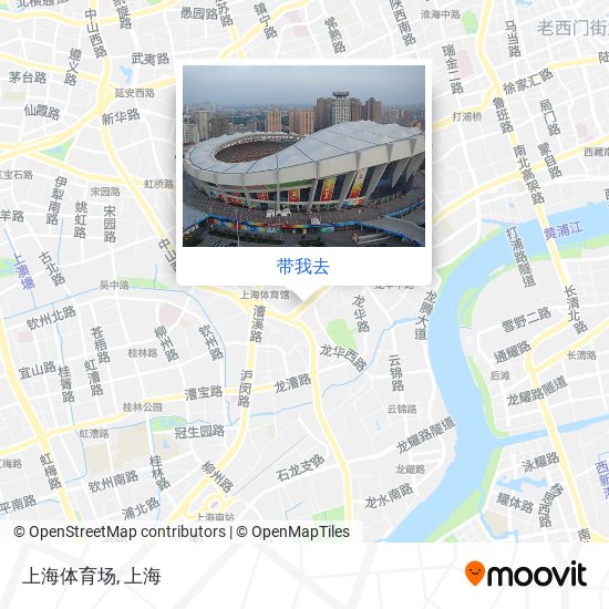 上海体育场地图