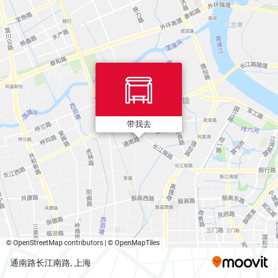 通南路长江南路地图