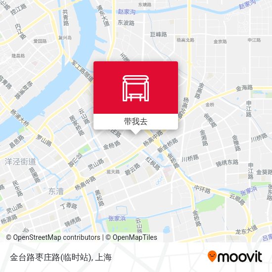 金台路枣庄路(临时站)地图