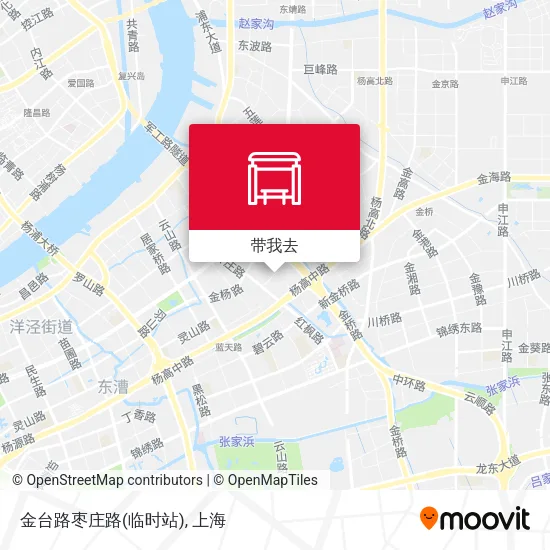 金台路枣庄路(临时站)地图