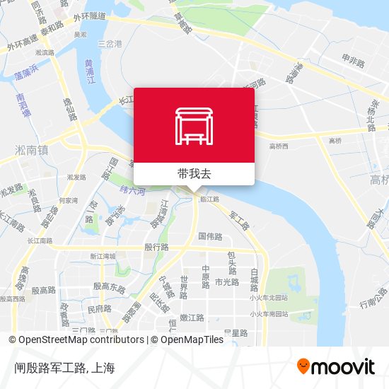 闸殷路军工路地图