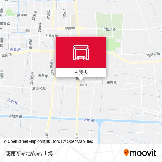 惠南东站地铁站地图
