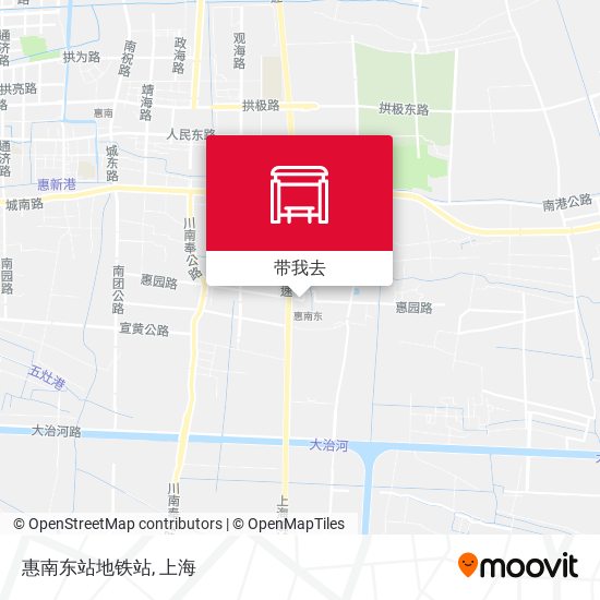 惠南东站地铁站地图