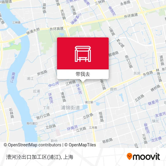 漕河泾出口加工区(浦江)地图