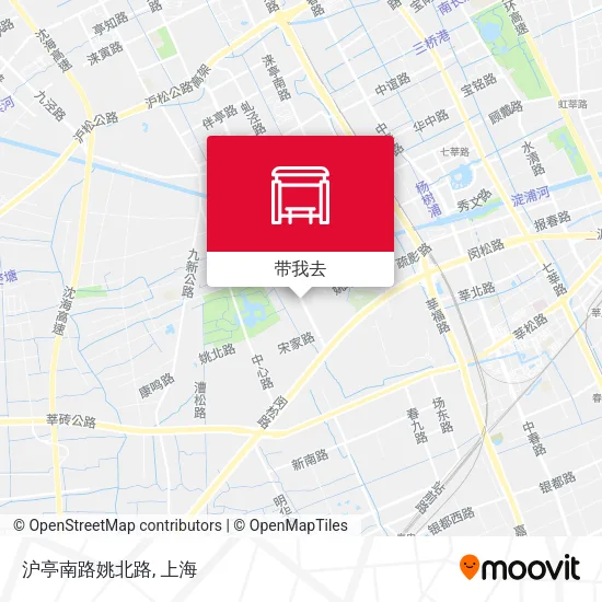 沪亭南路姚北路地图