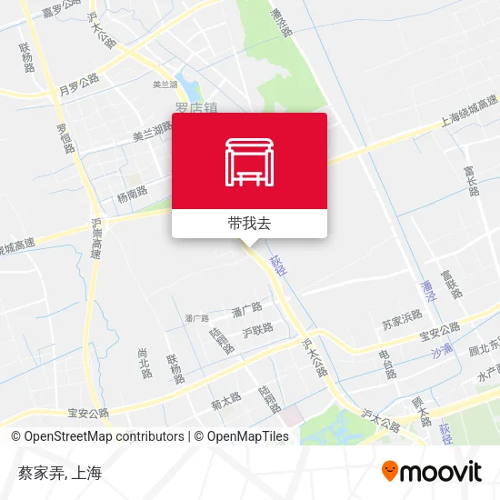 蔡家弄地图
