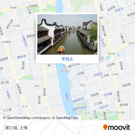 浦江镇地图