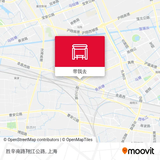 胜辛南路翔江公路地图