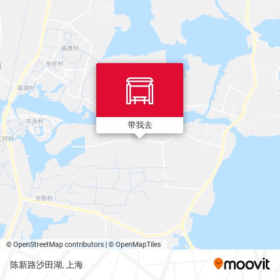 陈新路沙田湖地图