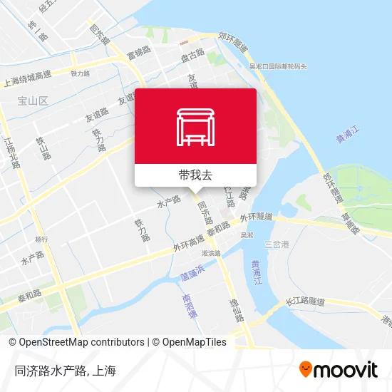 同济路水产路地图