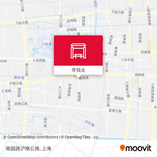 南园路沪南公路地图