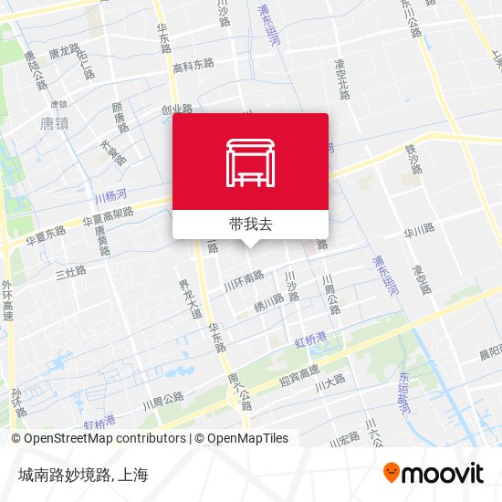 城南路妙境路地图