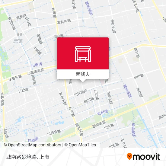 城南路妙境路地图