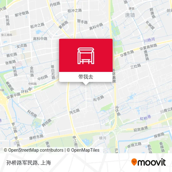 孙桥路军民路地图