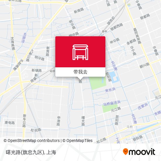 曙光路(旗忠九区)地图