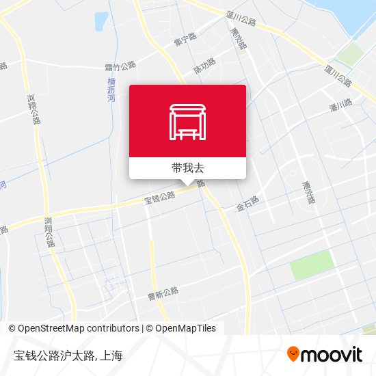 宝钱公路沪太路地图