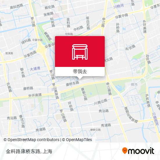 金科路康桥东路地图
