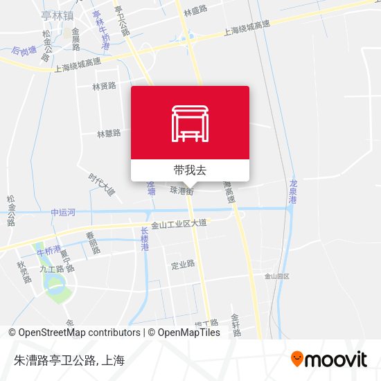 朱漕路亭卫公路地图