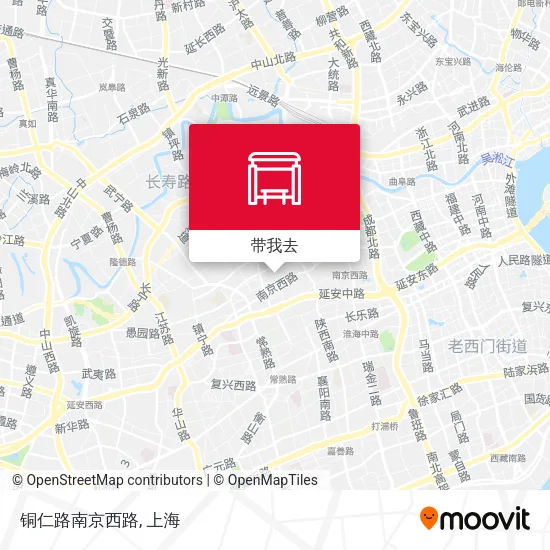 铜仁路南京西路地图