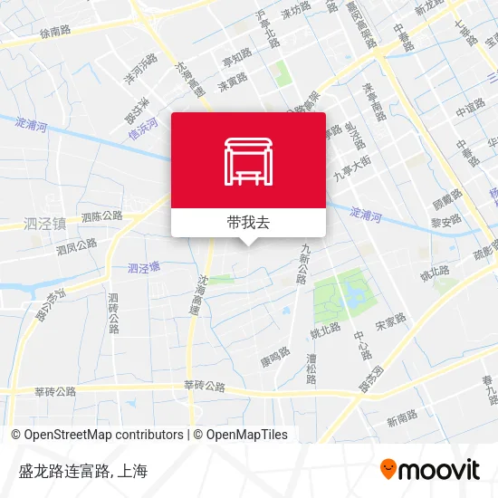 盛龙路连富路地图