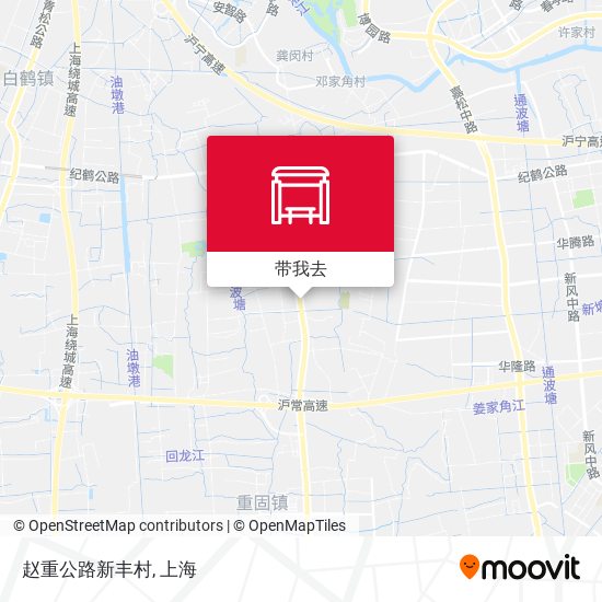 赵重公路新丰村地图