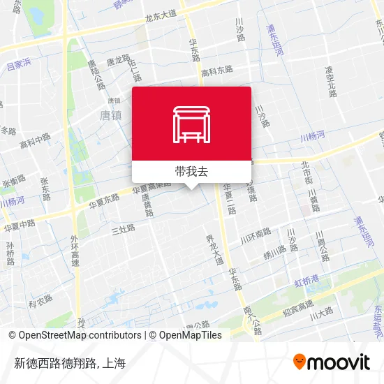 新德西路德翔路地图