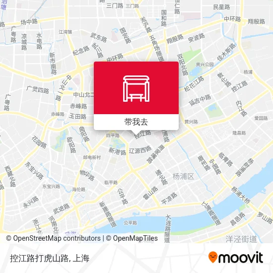 控江路打虎山路地图
