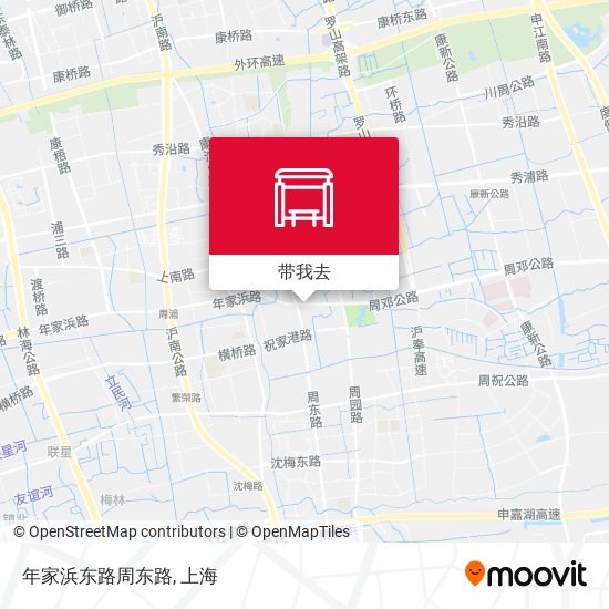 年家浜东路周东路地图