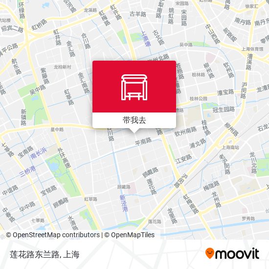 莲花路东兰路地图